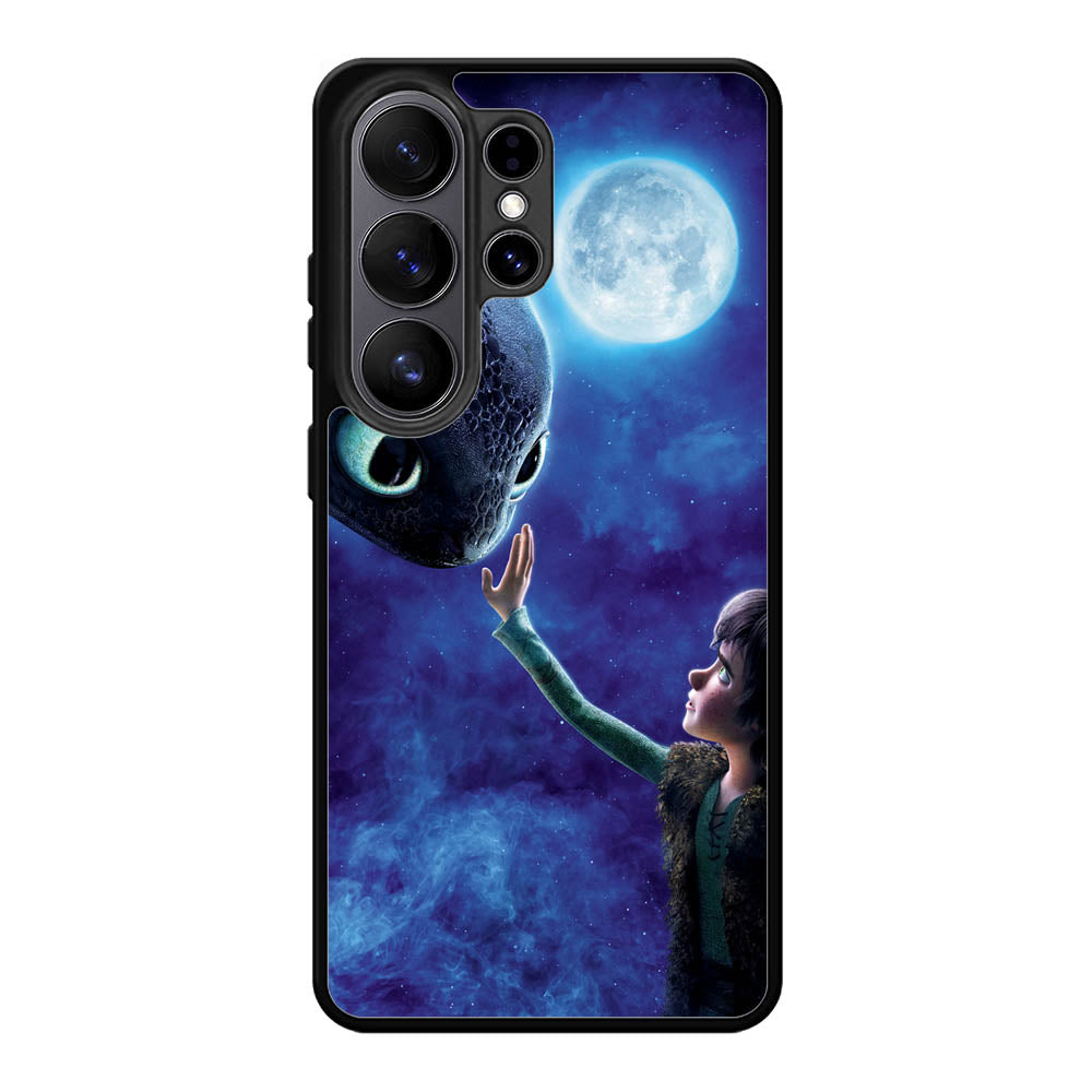 How to Train Your Dragon Hiccup And Toothless Samsung Galaxy S26 Ultra phone case