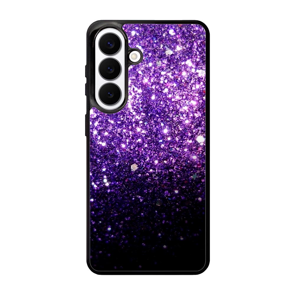 Purple Sparkling Glitter Samsung Galaxy S26 Case DC1523