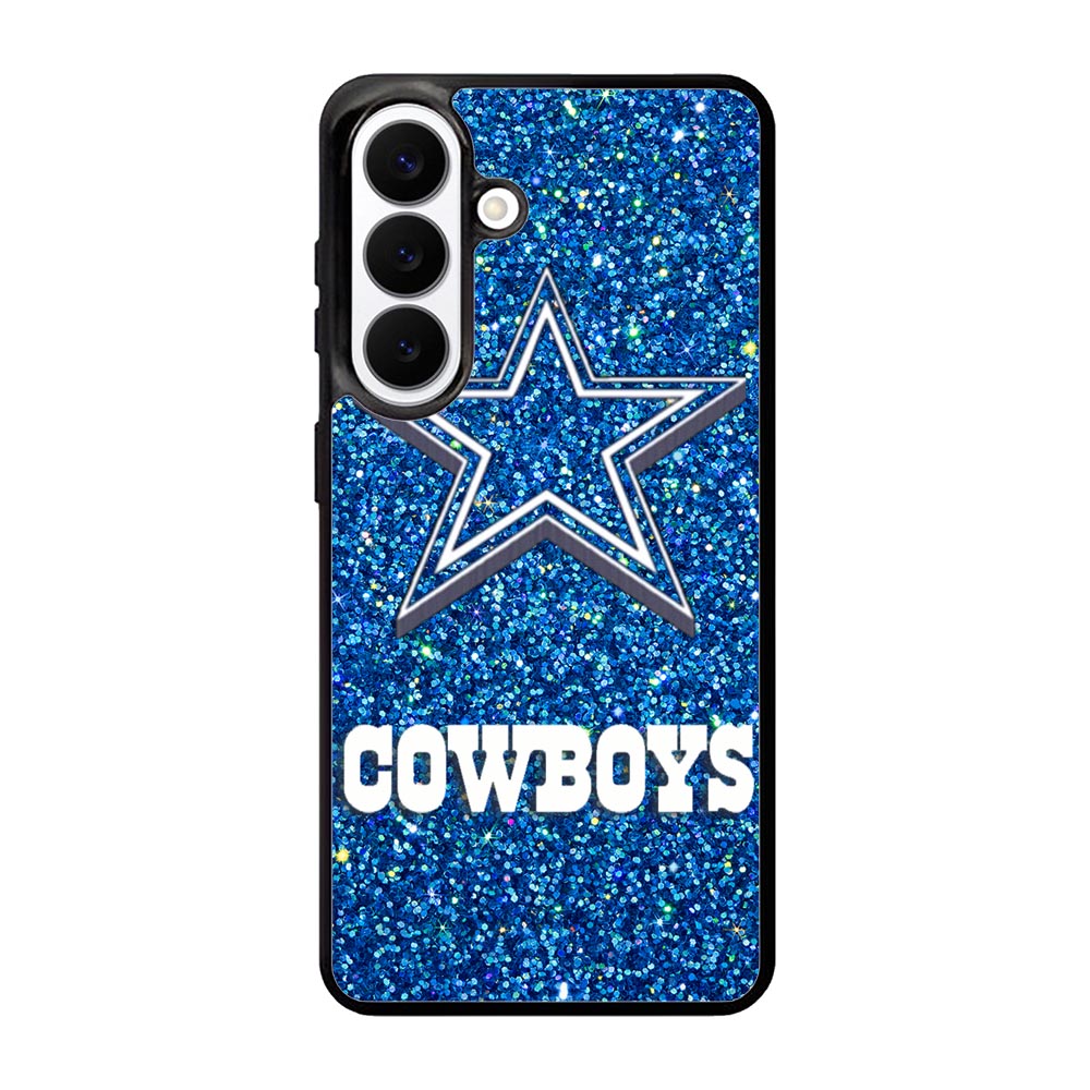 Dallas Cowboys Sparkling Glitter Samsung Galaxy S26 Plus phone case