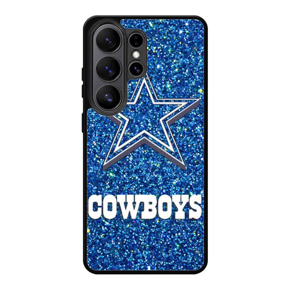 Dallas Cowboys Sparkling Glitter Samsung Galaxy S26 Ultra Case DC0440