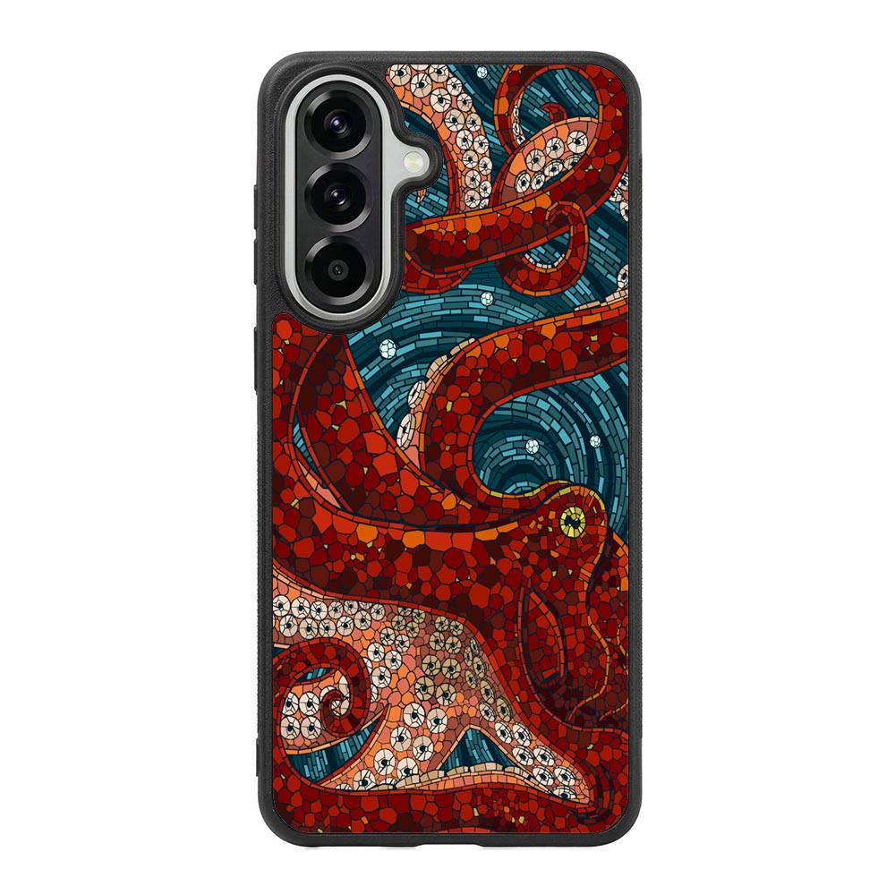 Kraken Octopus Stained Glass Samsung Galaxy A57 Case