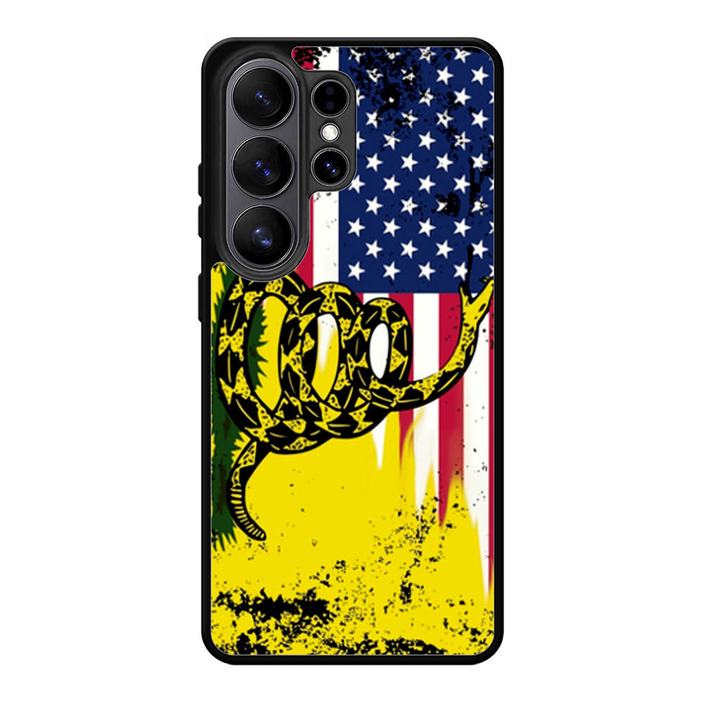 American Gadsden Flag Worn Samsung Galaxy S26 Ultra Case