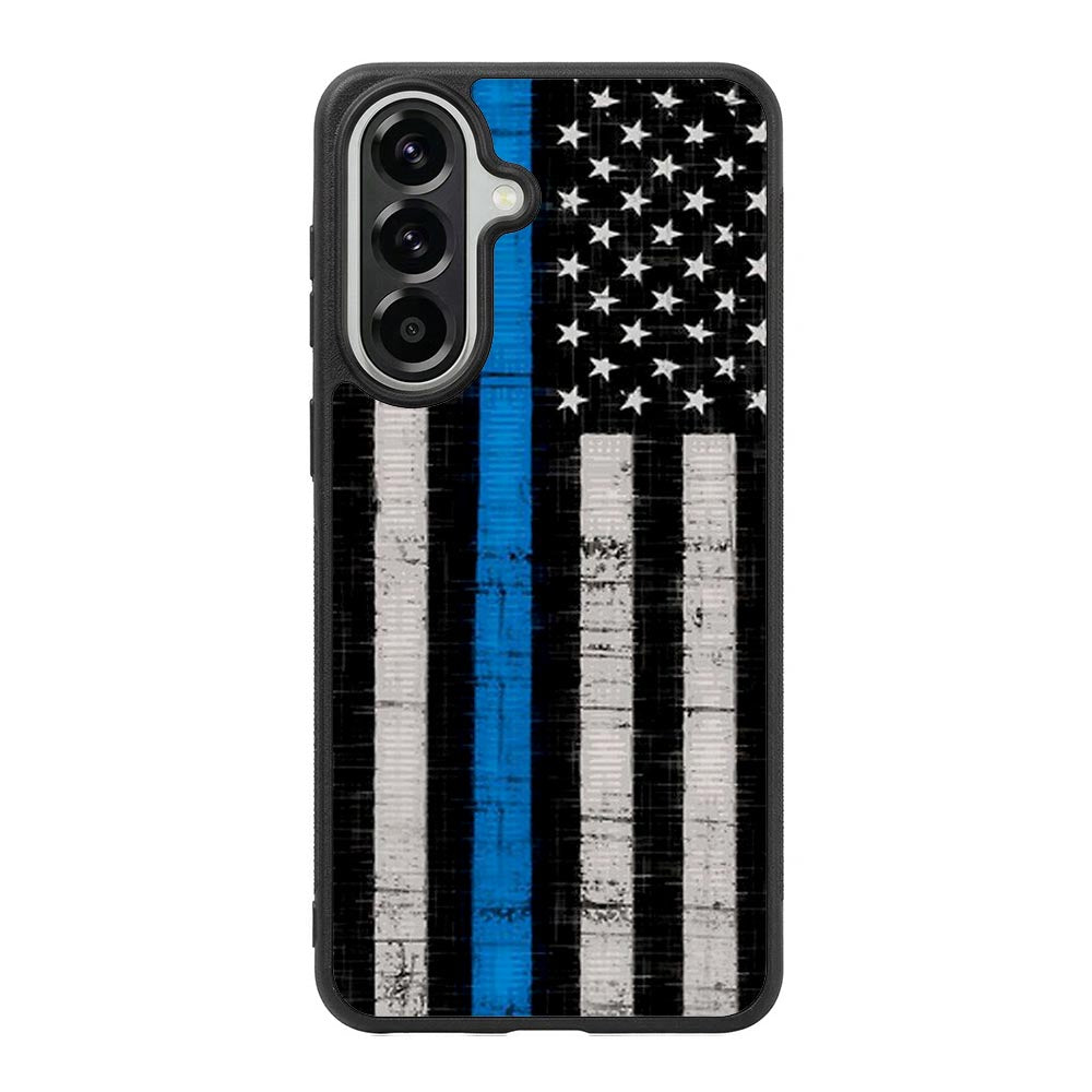Police Blue Line Flag Samsung Galaxy A37 Case