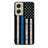 Police Blue Line Flag Motorola Moto G Stylus 5G 2024 Case