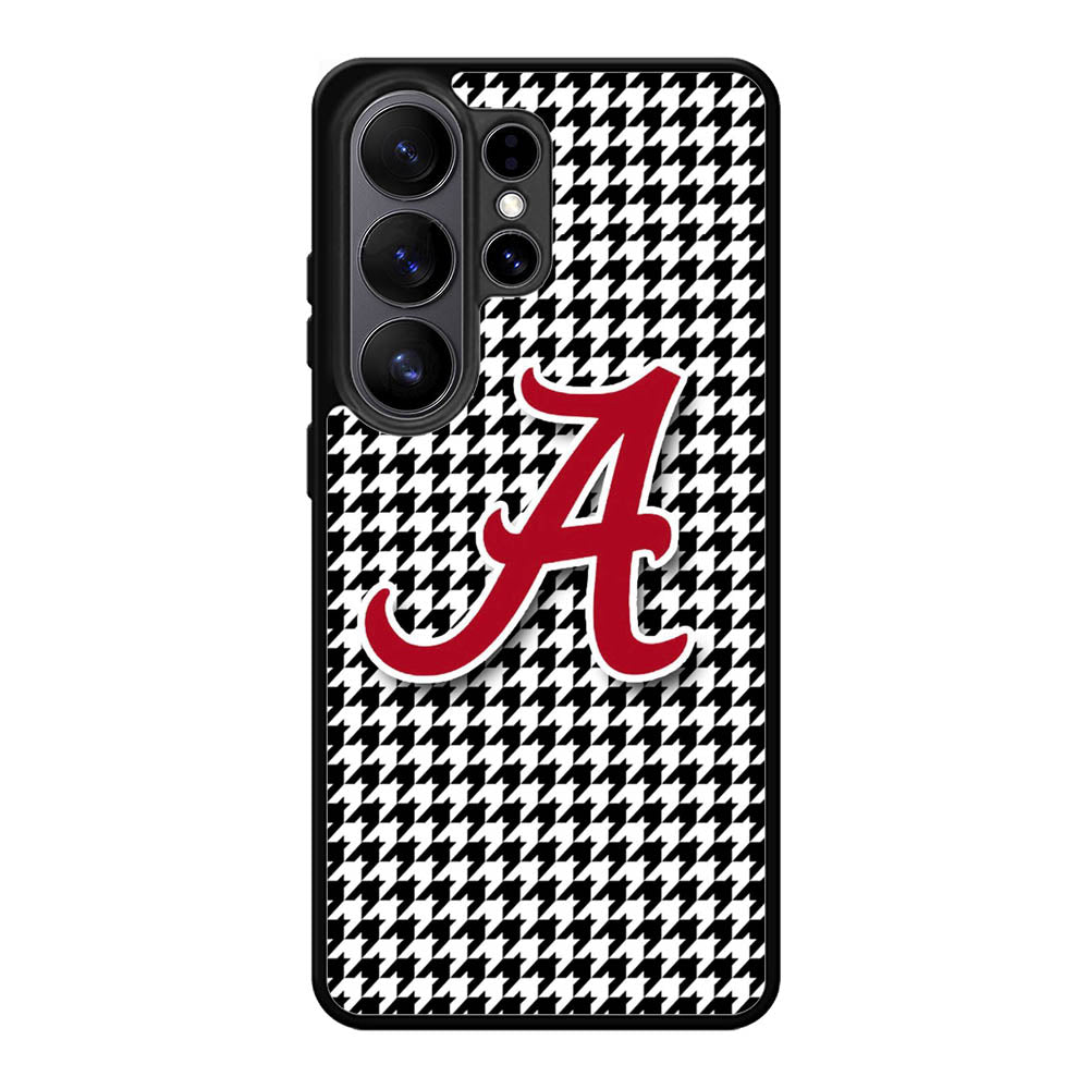 Alabama Houndstooth Crimson Tide Samsung Galaxy S26 Ultra phone case