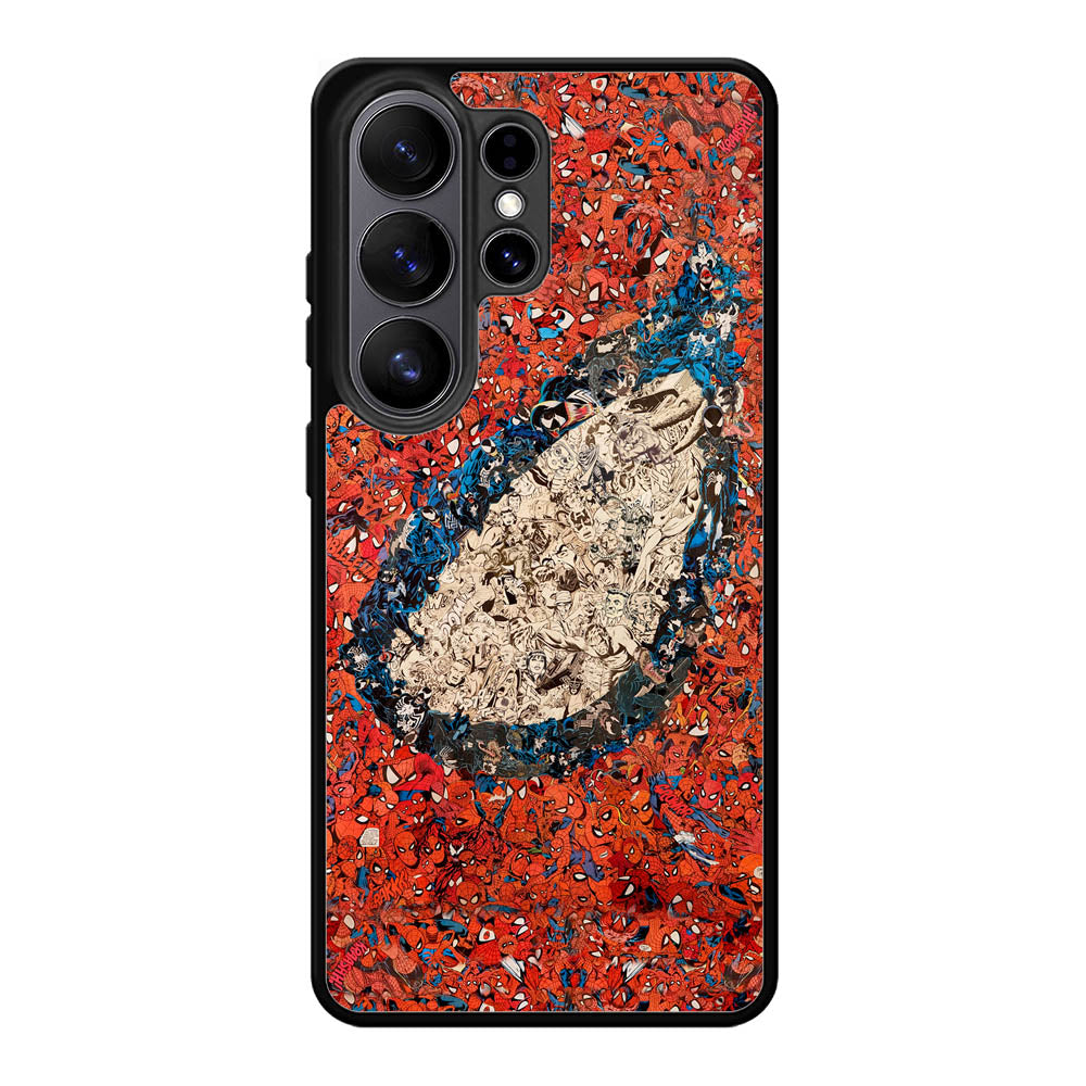 Spiderman Eye Collage Marvel Avengers Samsung Galaxy S26 Ultra Case