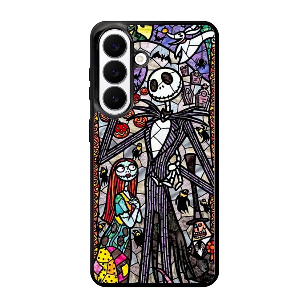 Nightmare Before Christmas Art Glass Samsung Galaxy S26 Case DC1284