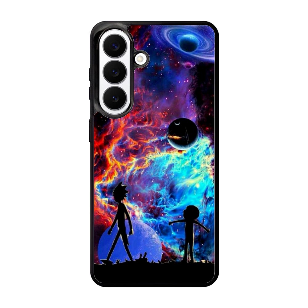 Rick And Morty Flat Samsung Galaxy S26 phone case
