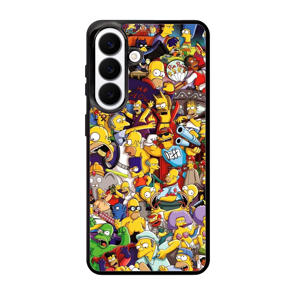 The Simpsons Collage Case Samsung Galaxy S26 Plus phone case with DC1878 design