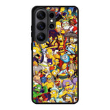 The Simpsons Collage Case Samsung Galaxy S26 Ultra phone case with DC1878 design