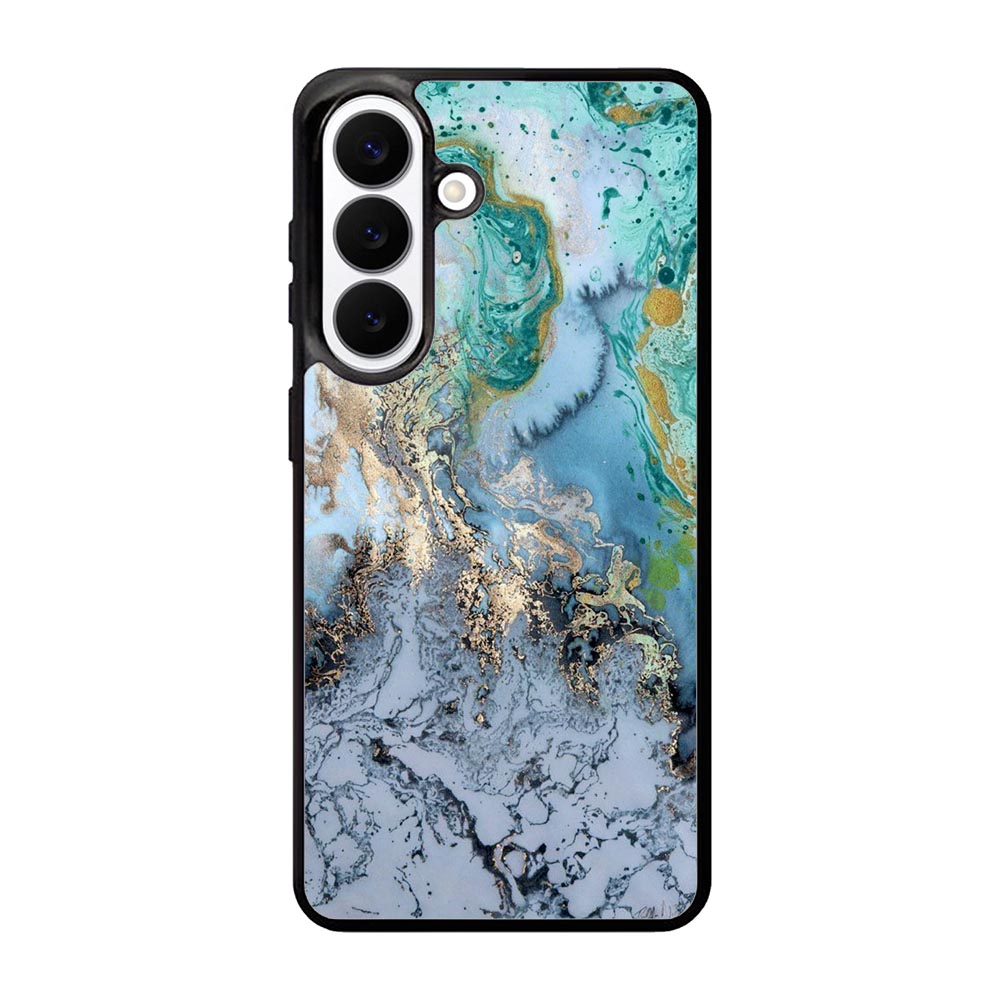 Marble Blue Samsung Galaxy S26 phone case