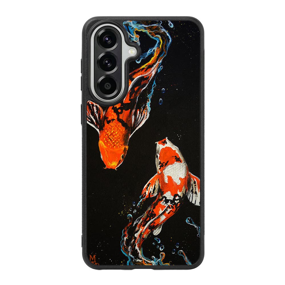 Koi Fish Watercolor Painting Samsung Galaxy A57 Case