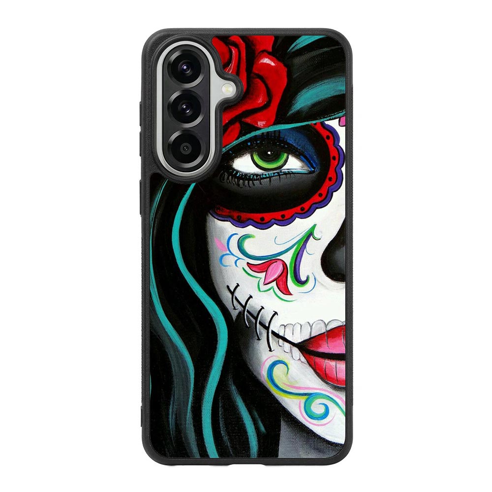 Sugar Skull Acrylic Paintin Samsung Galaxy A57 Case