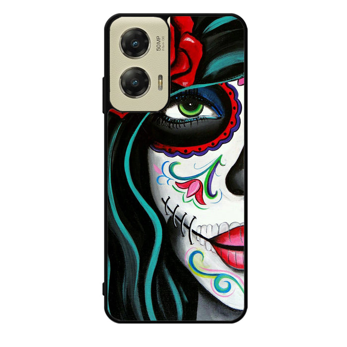 Sugar Skull Acrylic Paintin Motorola Moto G Stylus 5G 2024 Case