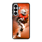 University Of Miami Footbal Samsung Galaxy S26 phone case with DC1929 design