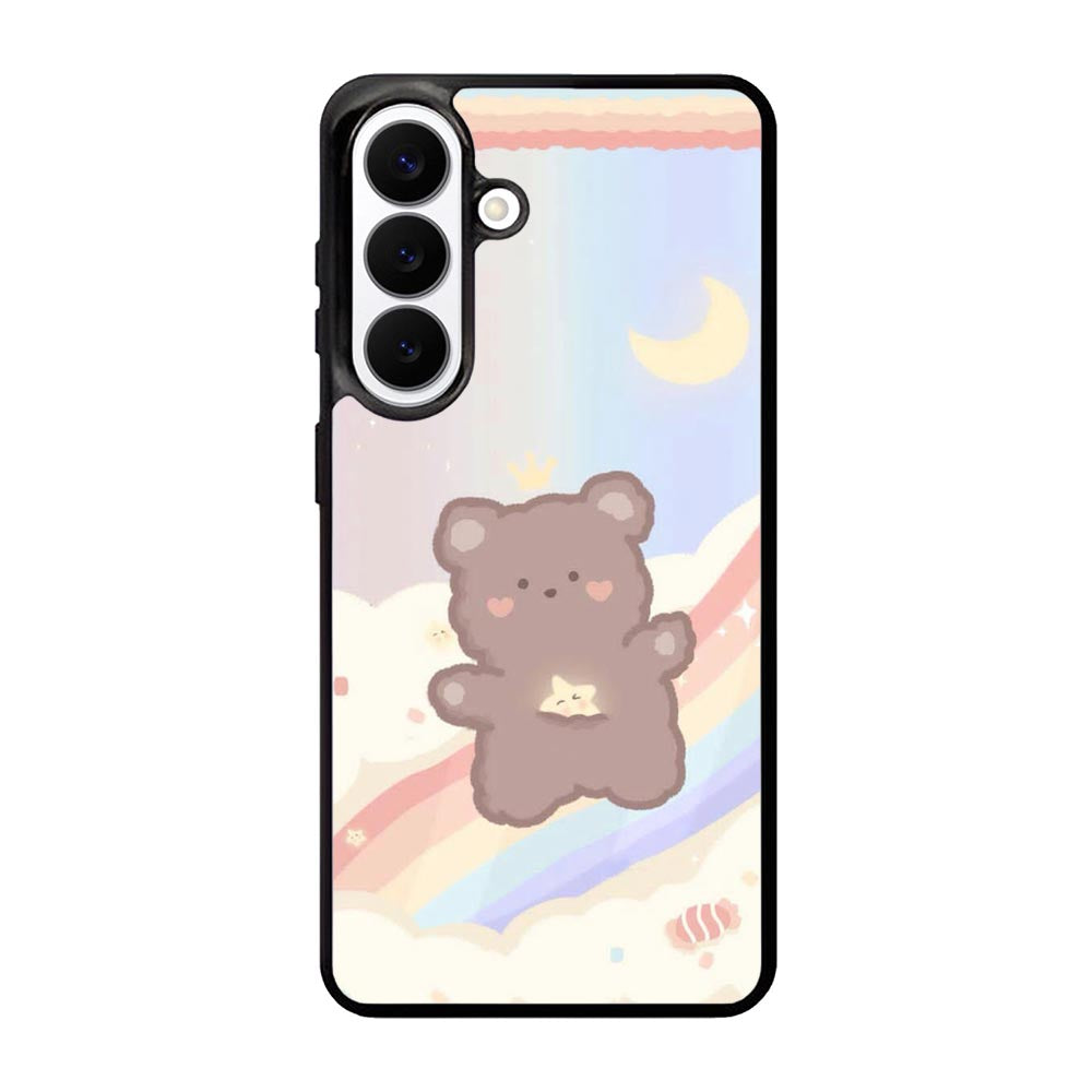 Kawaii Cute Bear Samsung Galaxy S26 Plus phone case