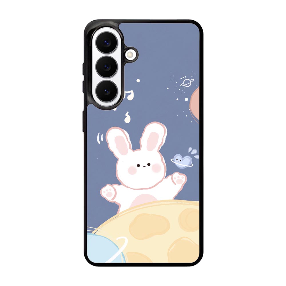 Rabbit Adventure Planet Samsung Galaxy S26 phone case