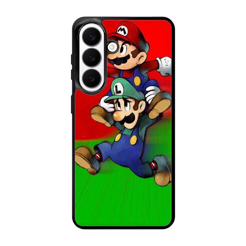 Luigi Mario Cute Cartoon Samsung Galaxy S26 Plus phone case