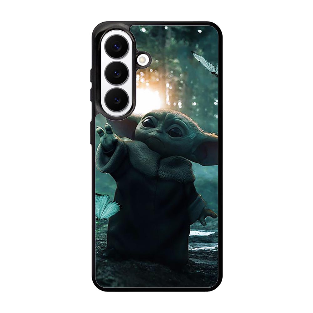 Baby Yoda In The Forest Love Butterfly Samsung Galaxy S26 Plus phone case