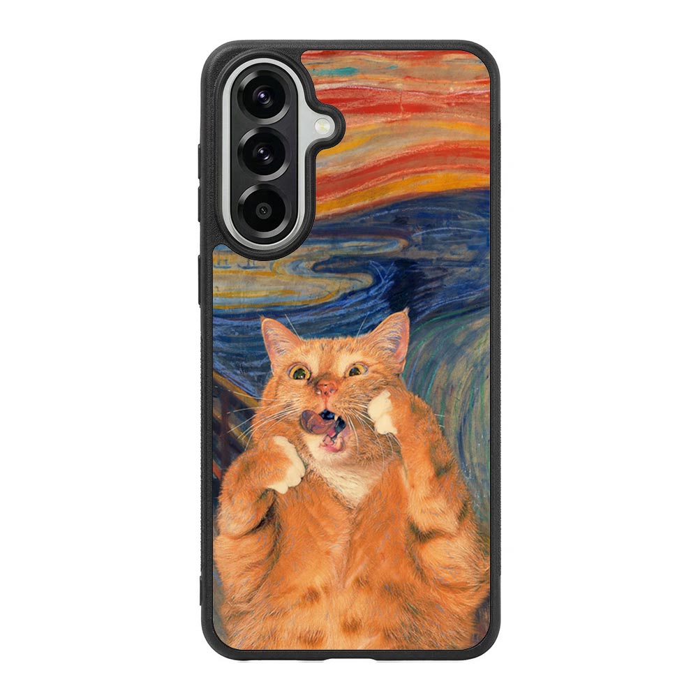 Cat The Scream Samsung Galaxy A57 Case