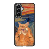 Cat The Scream Samsung Galaxy A57 Case