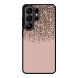 Pink Rose Gold Bronze Glitter Samsung Galaxy S26 Ultra phone case