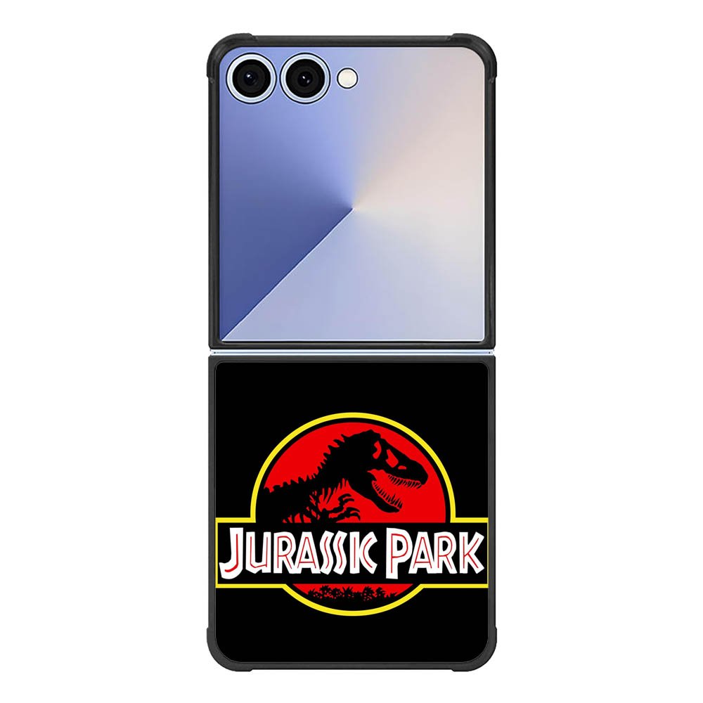Jurassic Park Movie Plate vintage 4 Samsung Galaxy Z Flip 7 5G Case