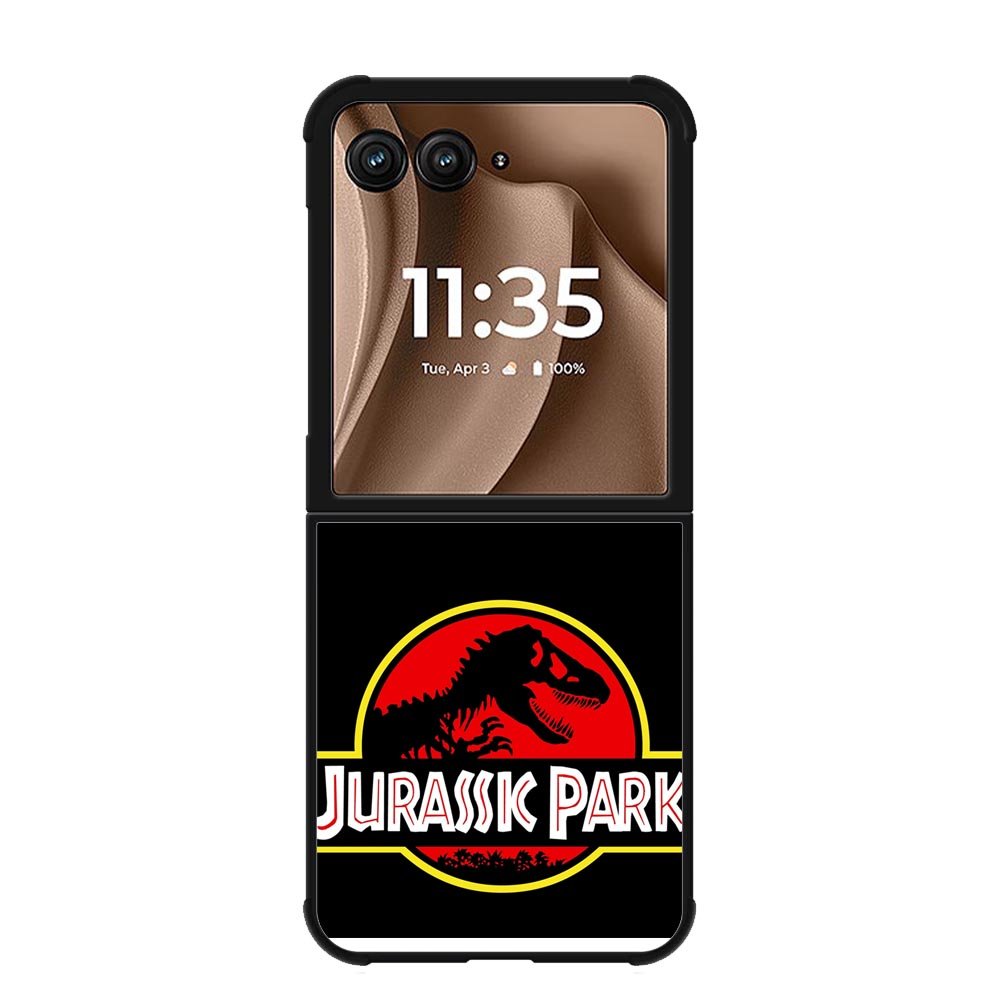 Jurassic Park Movie Plate vintage 4 Motorola Moto RAZR Plus 2025 Case