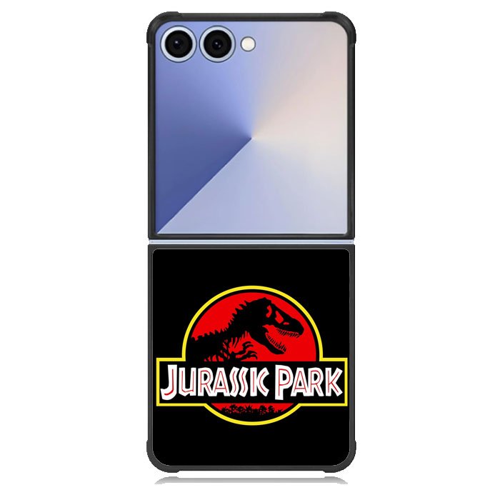 Jurassic Park Movie Plate Vintage 4 Samsung Galaxy Z Flip 7 Case DC0956