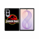 Jurassic Park Movie Plate Vintage 4 Samsung Galaxy Z Fold 8 Case DC0956