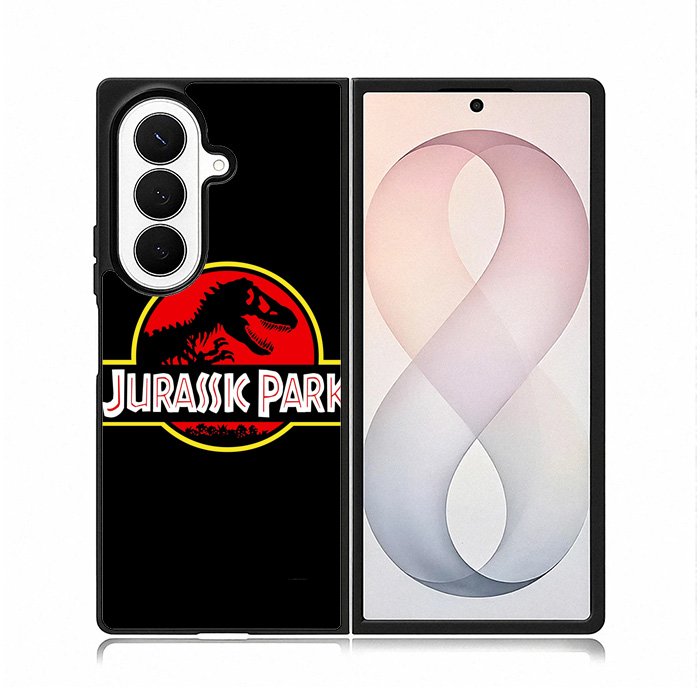 Jurassic Park Movie Plate Vintage 4 Samsung Galaxy Z Fold 8 Ultra Case DC0956