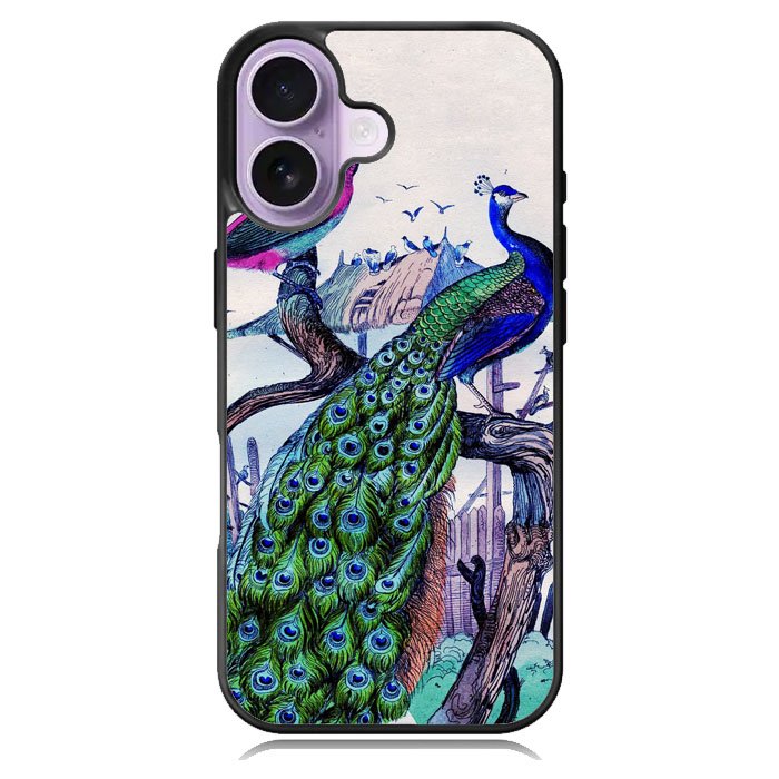 Vintage Classic Peacock iPhone 16 Case DC1954