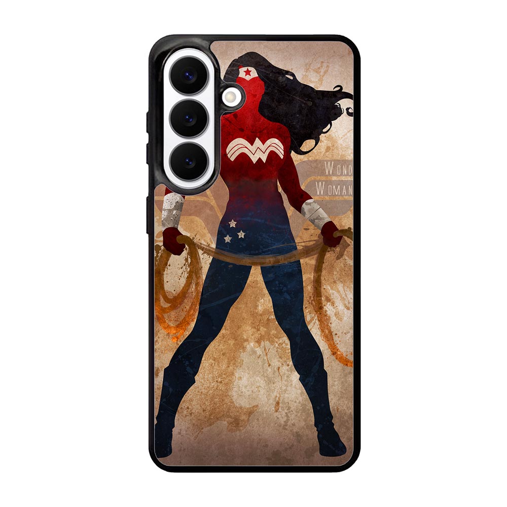 Wonder Woman Silhouette Samsung Galaxy S26 phone case with DC1979 design