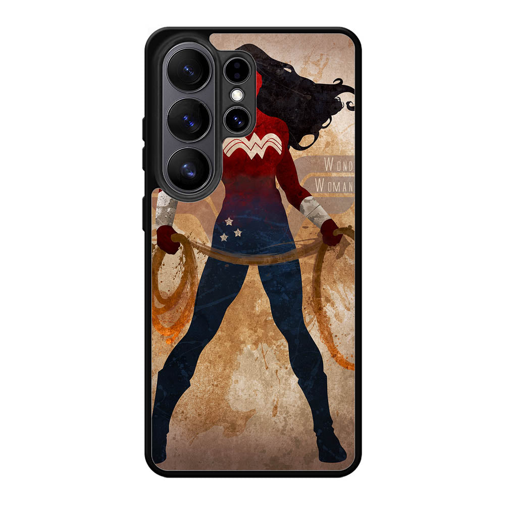 Wonder Woman Silhouette Samsung Galaxy S26 Ultra Case DC1979