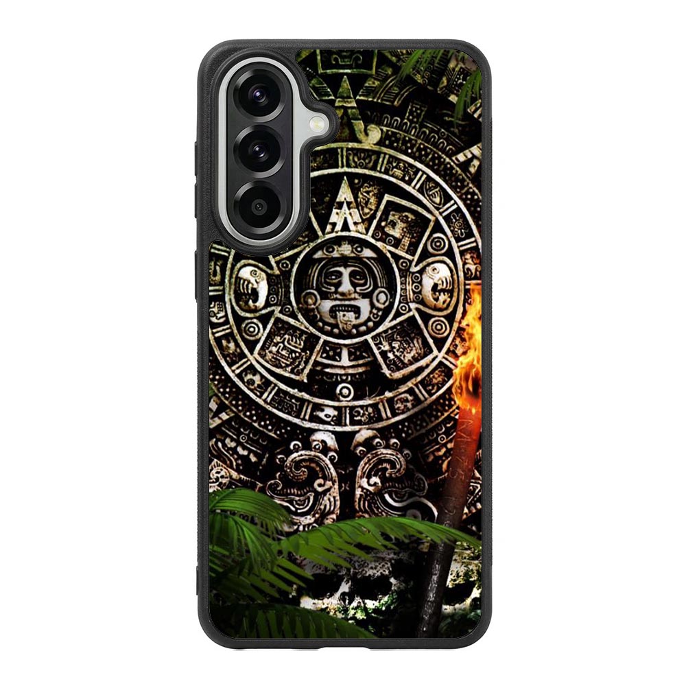 Aztec Calendar Texture Wallpaper Case Samsung Galaxy A37 Case DC0126
