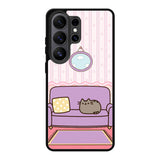 Pusheen Cat Wallpaper Samsung Galaxy S26 Ultra Case DC1527