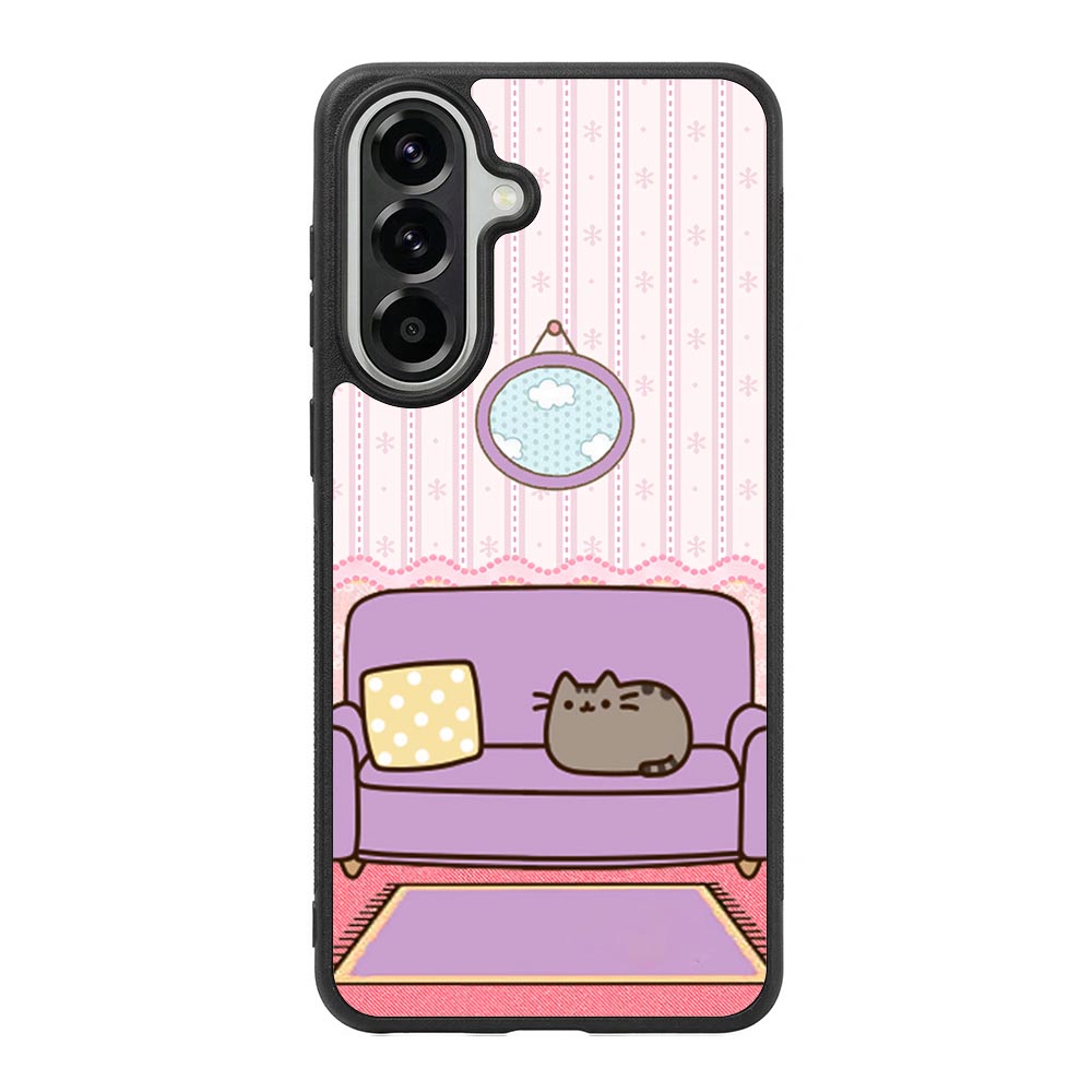 Pusheen Cat Wallpaper Samsung Galaxy A37 Case DC1527