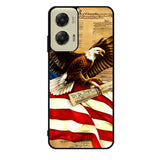 American Flag Eagle 1st Motorola Moto G Stylus 5G 2024 Case
