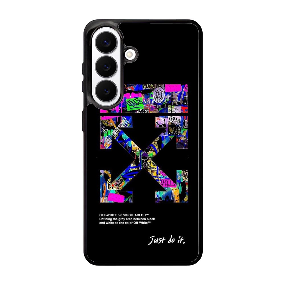 Off White Samsung Galaxy S26 Plus phone case with DC1327 design