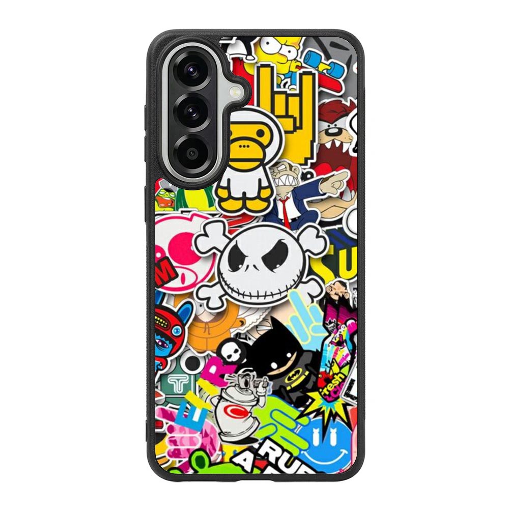 Stickerbomb Graffiti Art Collage Cool Samsung Galaxy A57 Case