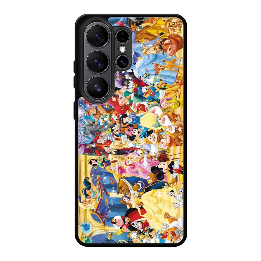 Disney All Characters 3rd Samsung Galaxy S26 Ultra phone case
