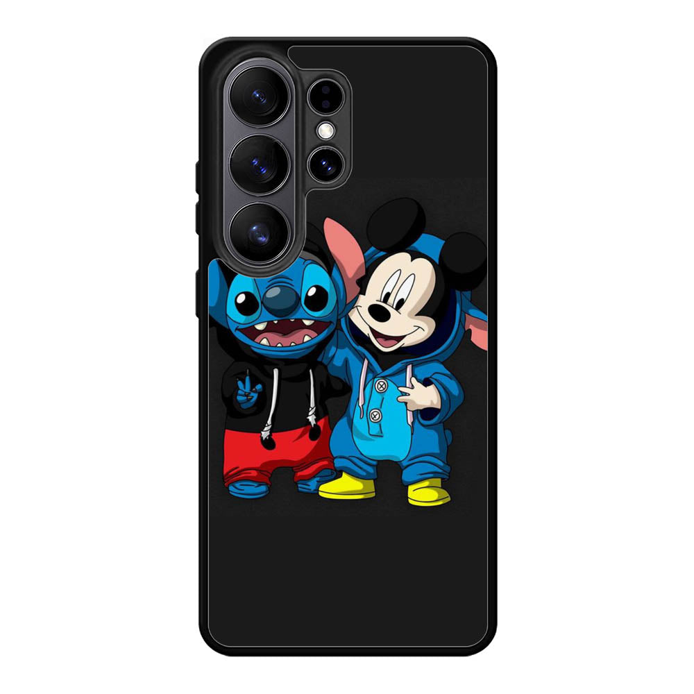 stitch and mickey mouse Samsung Galaxy S26 Ultra phone case