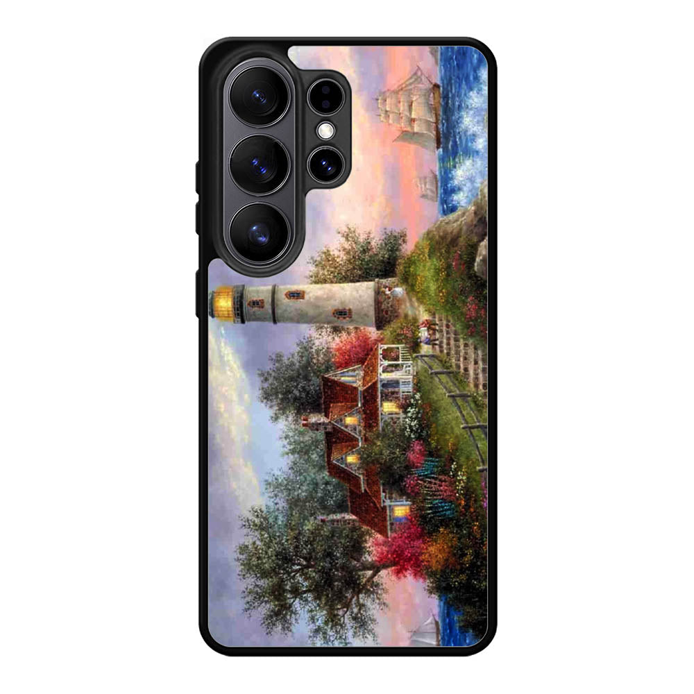 Lighthouse On Hill Art Samsung Galaxy S26 Ultra Case DC1024