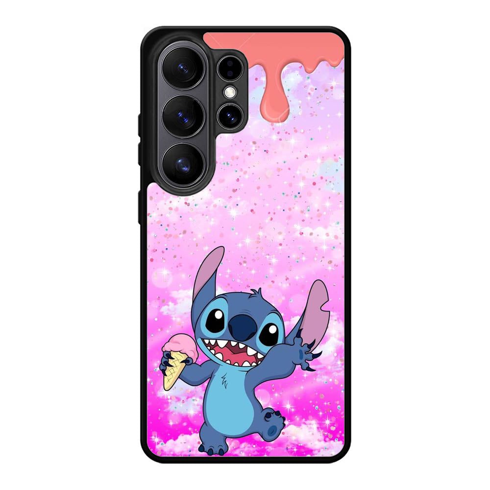Stitch and Ice Cream Samsung Galaxy S26 Ultra phone case