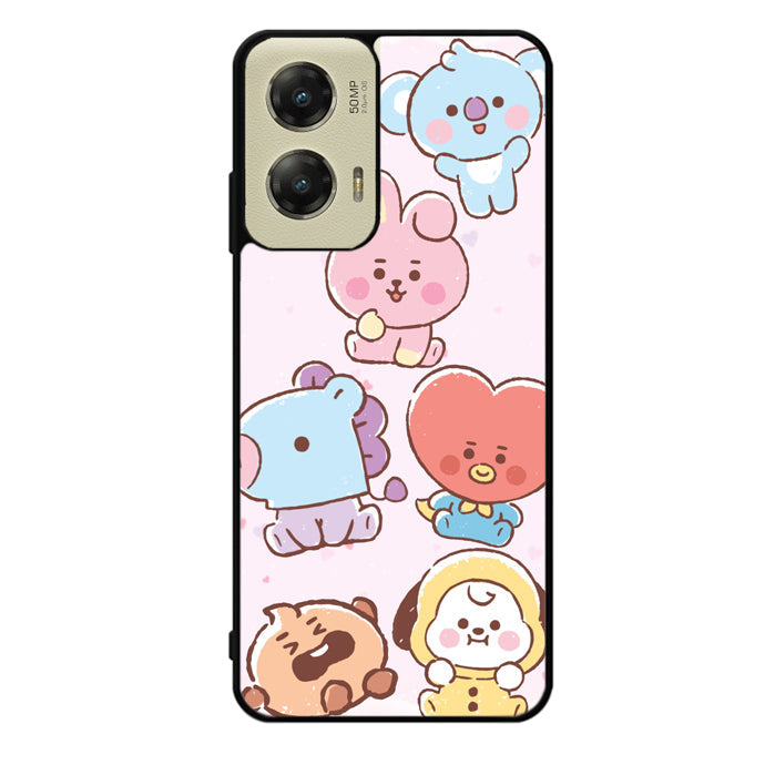 BTS Kawaii Motorola Moto G Stylus 5G 2024 Case