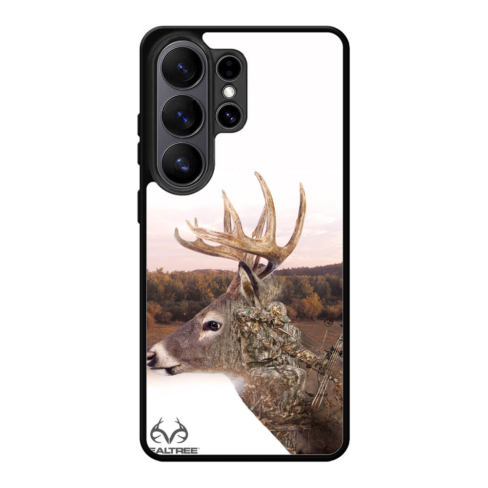 Realtree Deer And Hunter Samsung Galaxy S26 Ultra phone case