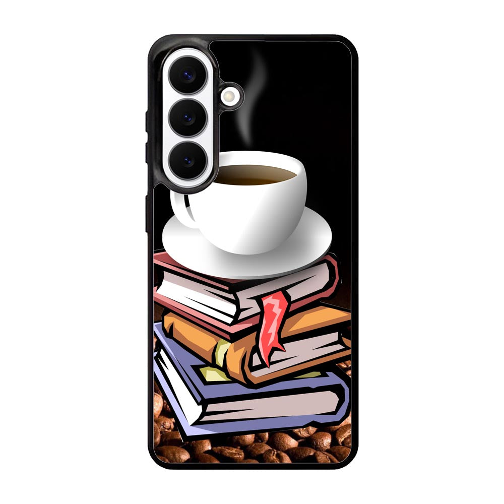 Coffee and Good Book Samsung Galaxy S26 phone case
