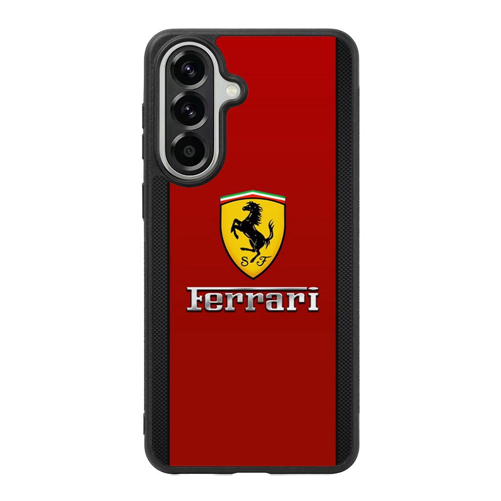 Ferrari Chrome Logo Samsung Galaxy A37 Case