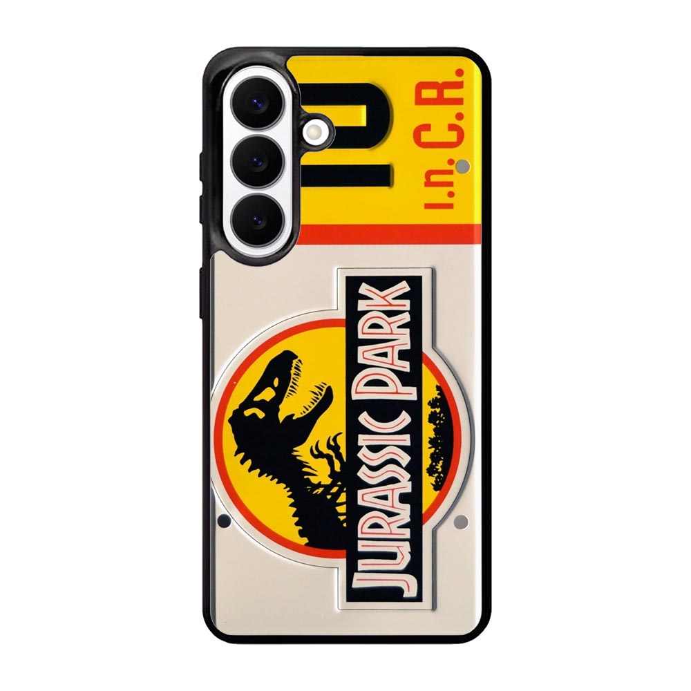 Jurassic Park Jeep License Samsung Galaxy S26 Plus phone case
