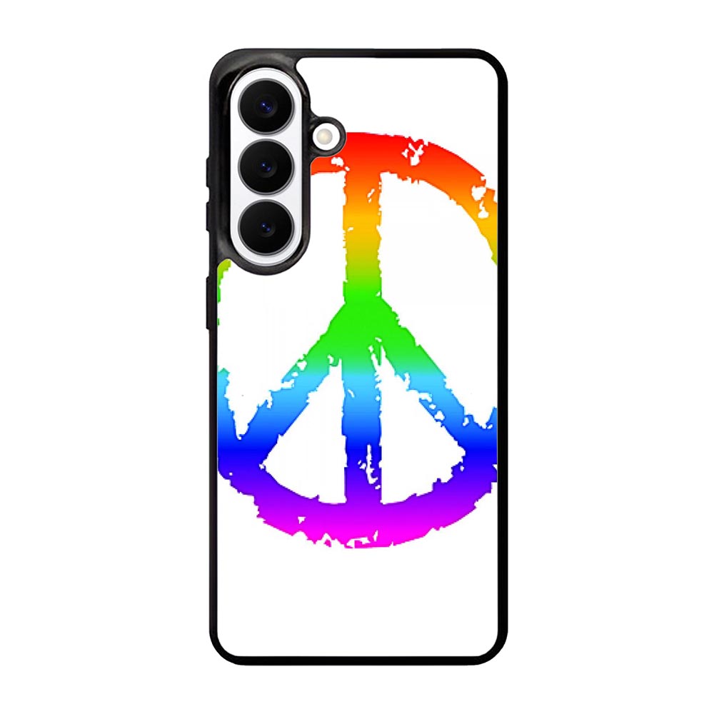 60S Peace Sign Logo Samsung Galaxy S26 Plus phone case